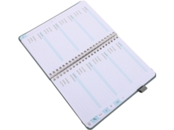 Carnet D'adresses À Onglets Alfabéticas, Spirale, Vert