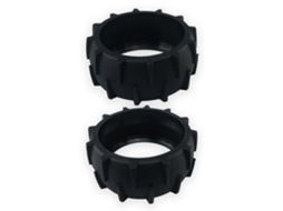 Rsdra 001 2 Rodas Antiderrapantes De Borracha Para Cortador De Grama Robótico Dreame A1, Peças De Reposição Brilvibera