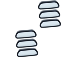 Conjunto De 2 Acessórios Ajustáveis Para Espelho Retrovisor Com Ventosa Para Otimizar A Visão Traseira Em Pontos Cegos.