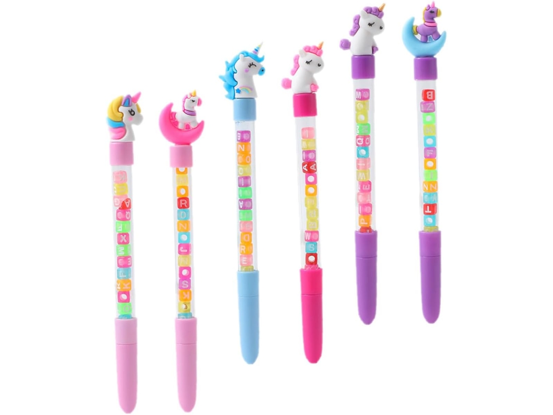 Conjunto De 6 Canetas Multifuncionais Plástico Doitool Com Tinta,