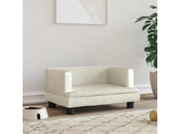 Vidaxl Cama 60x40x30 Cm Veludo Cor Creme