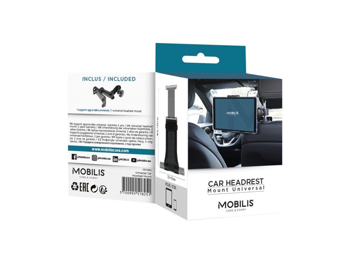 Suporte Universal Para Encosto De Cabeça De Carro - Mobilis - Ajustável - Fácil De Instalar -