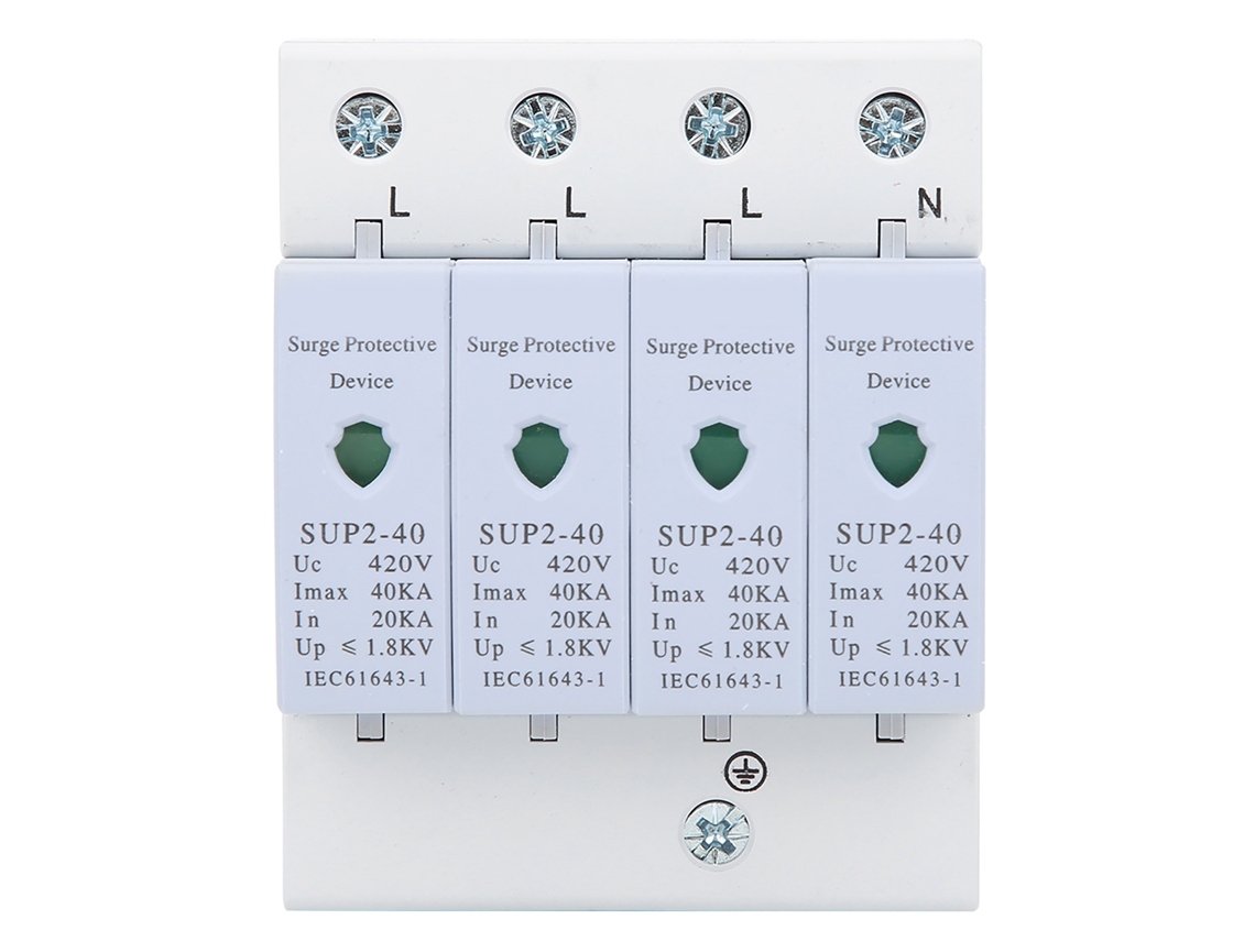 Veloriskku Dispositivo de Proteção Contra Sobre Tensão e Trovão Módulo Sup2 40 4p 40ka 420v | S/MARCA