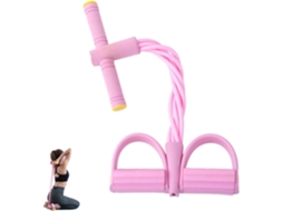 Âncora Para Os Pés E Rolo Abdominal Com Faixas De Resistência, Faixa Pedal, Puxador Tornozelo 6 Pedais