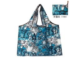 Sacola De Compras Dobrável De Nylon Reciclável, Ecológica E Amiga Da Cultura Local, Ideal Para Mulheres. Com Estampa Floral E Bolso Para Frutas E