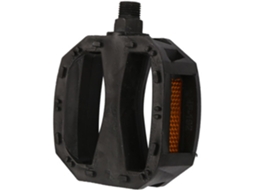 Conjunto de 3 pares de pedais de plástico para bicicleta com rosca de 13 mm E