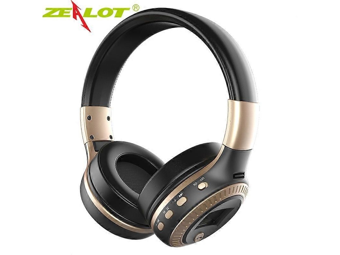 Zealot B19 Fone de Ouvido Bluetooth com LCD, Rádio FM e Microfone TAISHENGDA