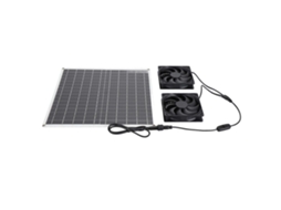 Exaustor Solar Ip65 3000rpm com Painel Alta Eficiência
