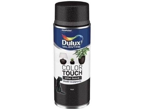 Bombe Dulux Valentine Toque De Cor Efeito Sablé Preto 400 Ml Ducastel