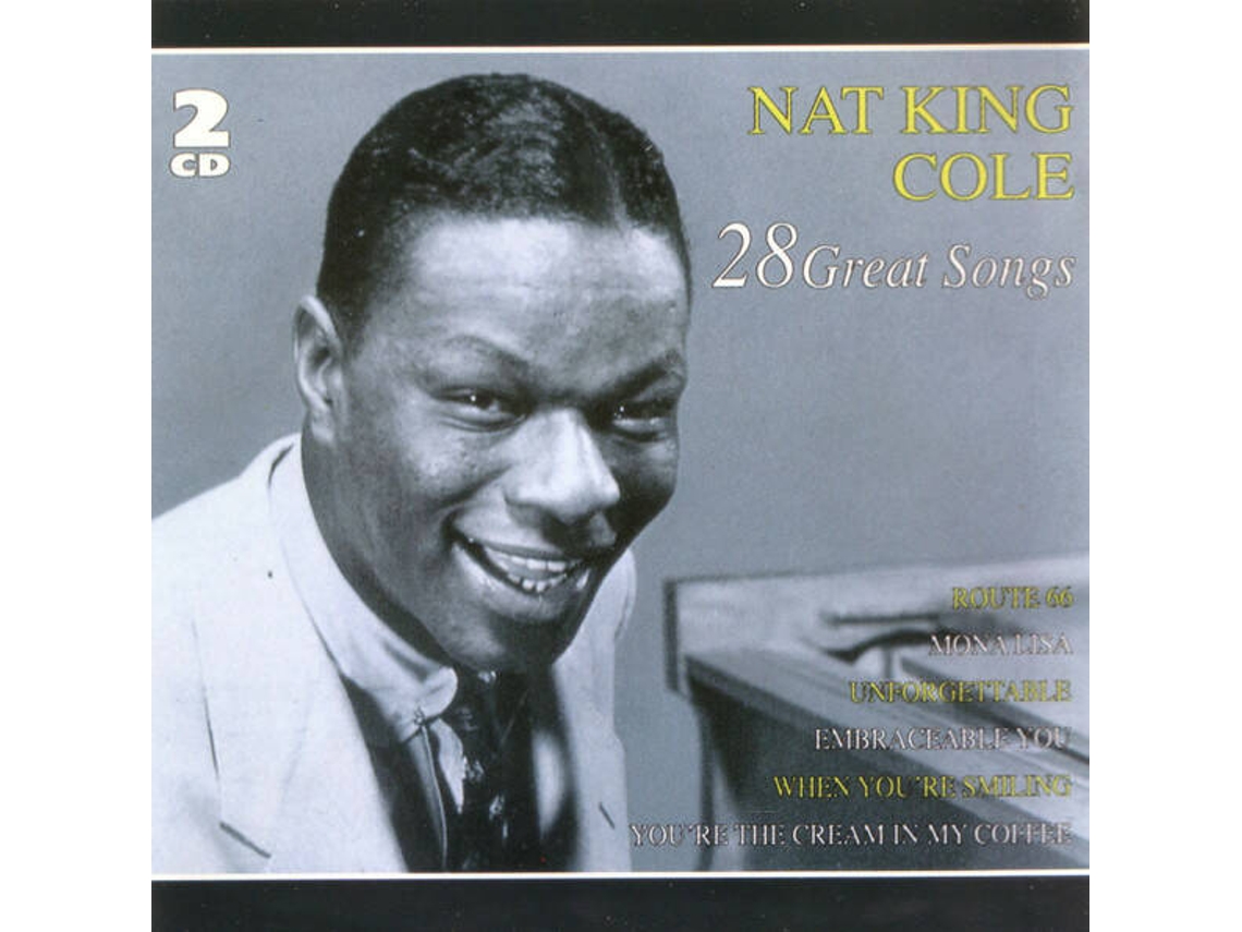 28 Great Songs Nat King Cole - Media Condition: Very Good - 2 X Cd Compilation NOT ON LABEL (NAT KING COLE) (vg)