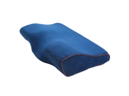 Lurelia Travesseiro Cervical, Espuma Viscoelástica, Ergonómico, Ortopédico, Gel Refrescante, Azul