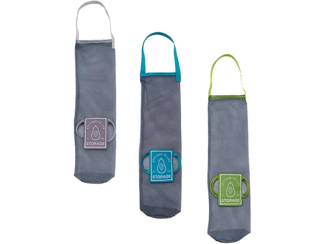 Bolsas De Malla Reutilizables Largas Para Almacenar Verduras Y Frutas Colgantes