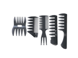 Pentes De 5 Dentes Largos Para Homens, Pente De Barbeiro Antiestático, Pente Desembaraçador Para Cuidados Com Os Cabelos Ygwl Jinyubo Store