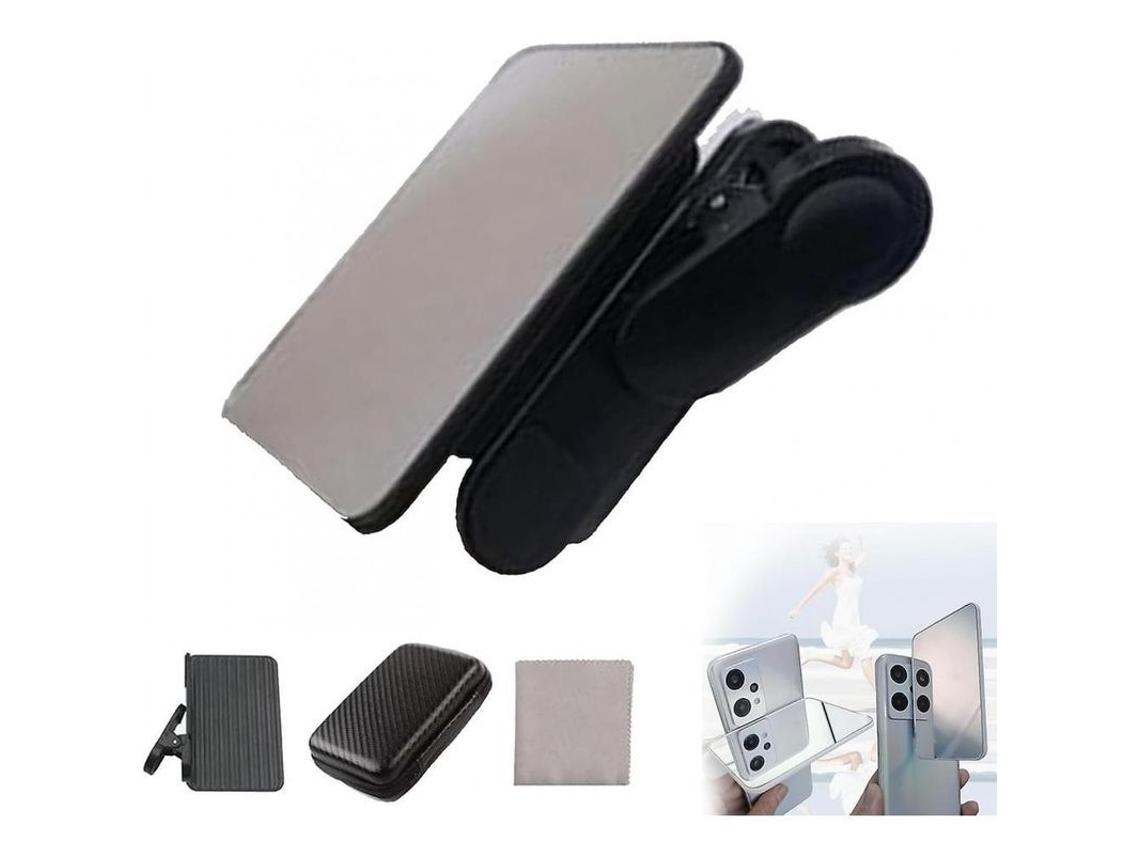2026 kit de Clip com Espelho para Câmera de Smartphone, Refletor para Selfie e Suprimentos de Fotografia Mmo