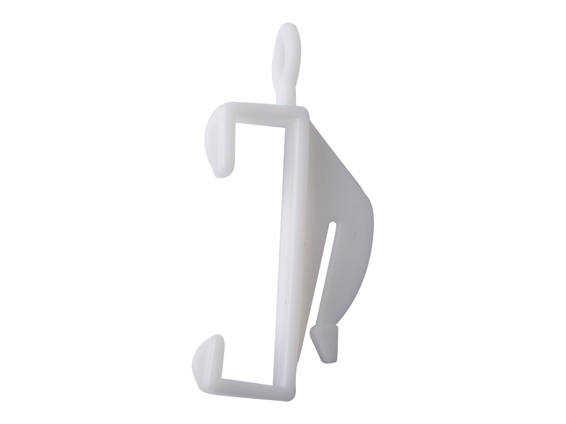 Rolo Para Cortina 50 Peças, Guia Interior Para Cortina Deslizante, 5mm Branco