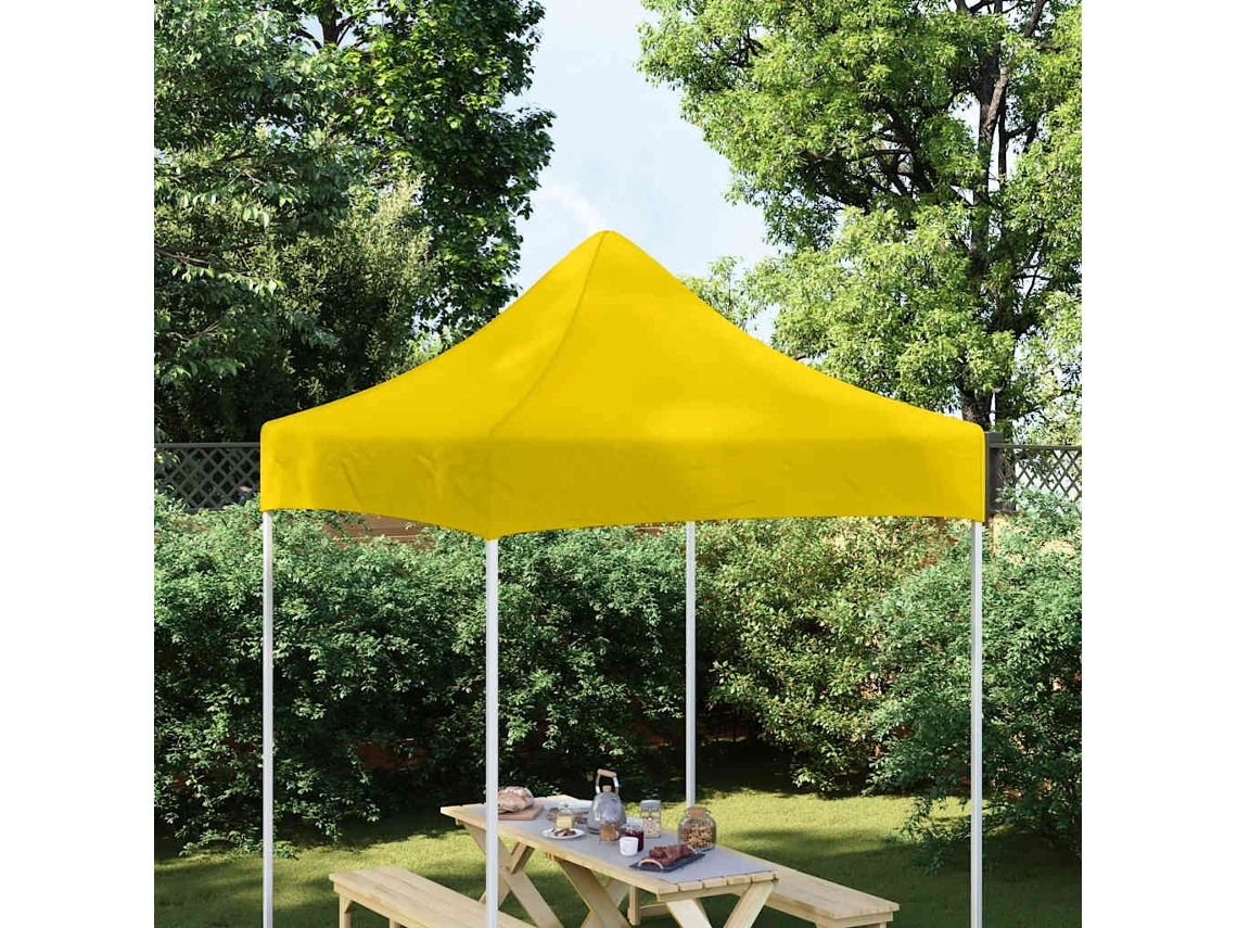 Vidaxl Teto Para Tenda De Festas 2x2 M 270 G/m² Amarelo