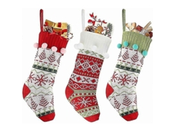 Enfeites, 3 Peças Meia De Natal, Bota De Natal, Enfeites De Lareira De Natal (b) Olysi Shop (papai Noel, Boneco De Neve, Boneco De Neve E Alce)