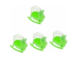 Conjunto de 4 Recipientes para Comida de Pássaros AQUAFORGE