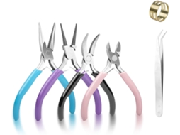 Kit 4 Alicates Artesanais, Ideal para Confecção de Joias ESSÊNCIACASA