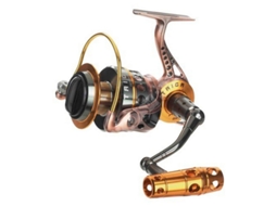 Molinete Jigging Taiga Preto Dourado 60Akami