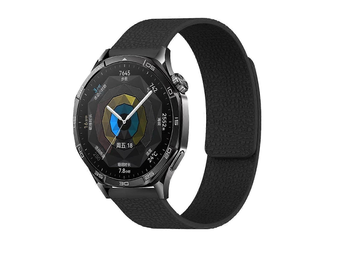 Pulseira De Relógio Em Silicone Magnético Macio Com Textura De Lichia