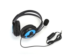 Fone de Ouvido Mali gamer A4, leve, microfone com redução de ruído, para PS4/X One