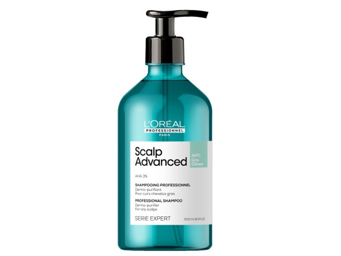 Shampoo Purificante Para Couro Cabeludo, Loreal Professionnel Série Expert Scalp Advanced, 500ml. Loréal Paris