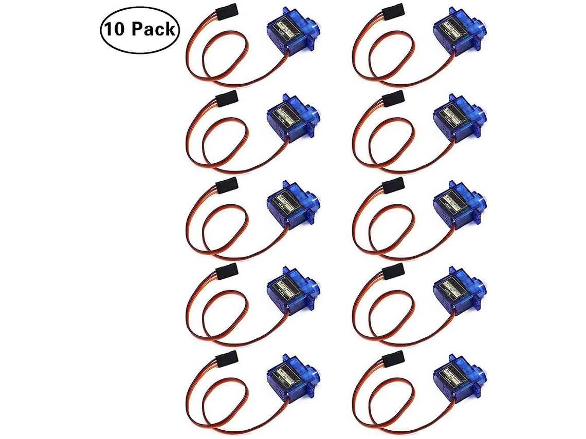 10 Unidades Micro Servo Motor Sg90 9g