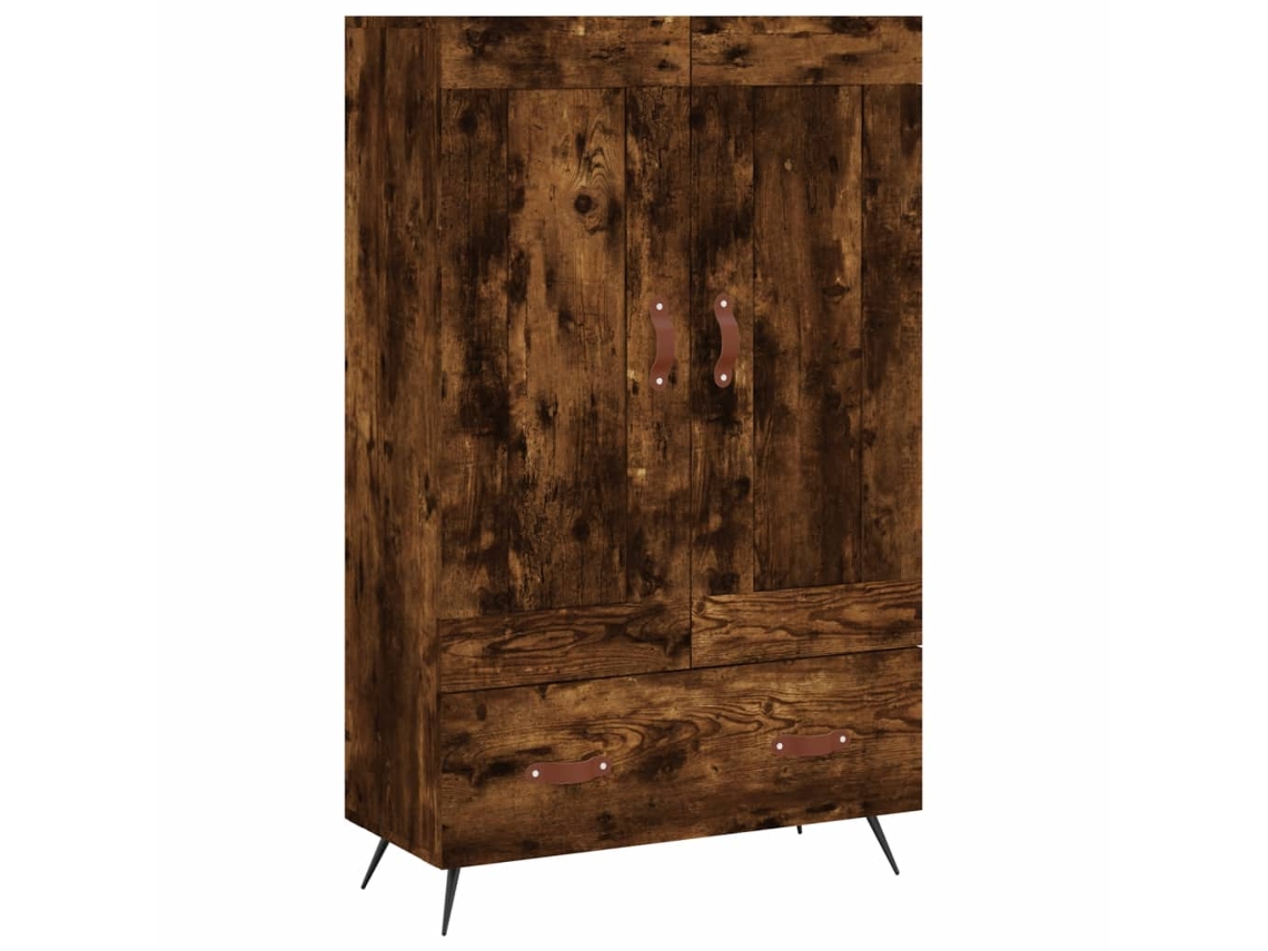 Armário Alto MAISON EXCLUSIVE Derivados de Madeira Carvalho Fumado (69,5x31x115 cm)
