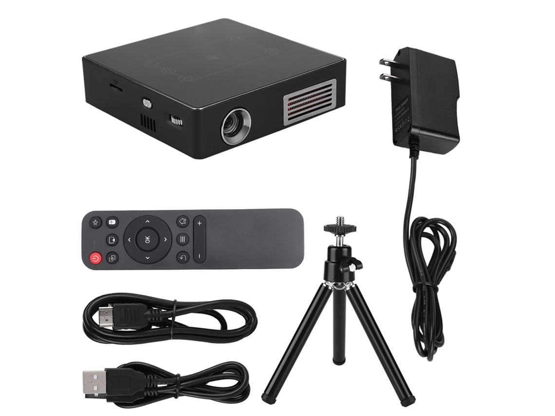 Projetor Inteligente 3000 Lumens Com Controle Remoto