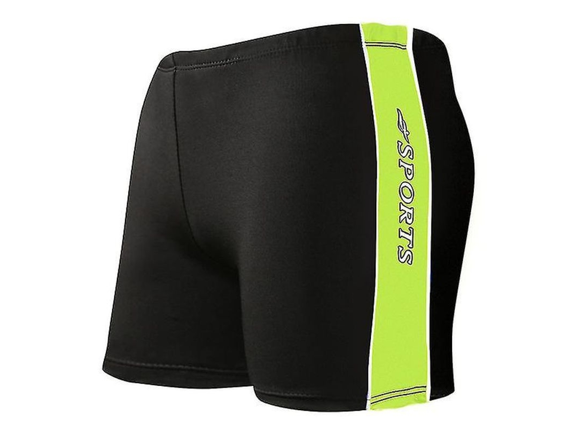 Calções de banho boxer masculinos de verão 2026, tamanhos grandes, secagem rápida.