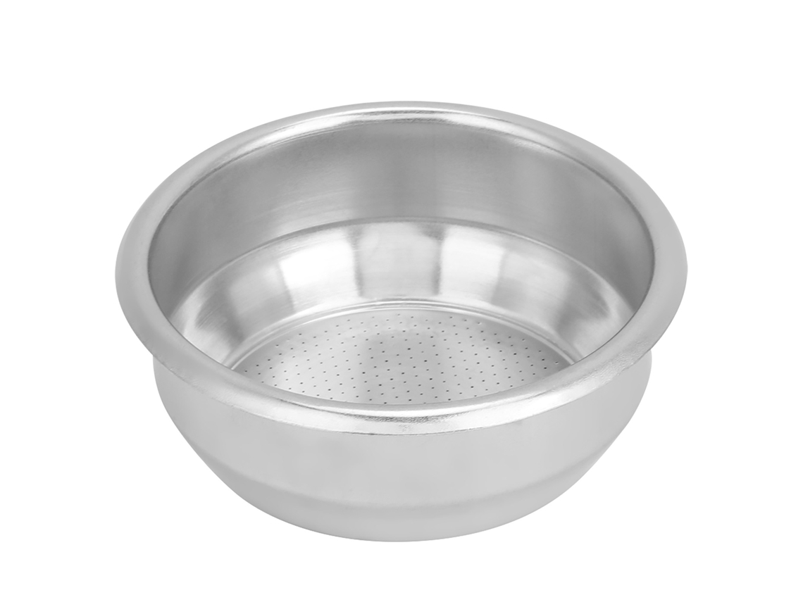 Cesta Filtro De Acero Inoxidable Para Cafetera Profesional Con Doble Dosis Capa Simple