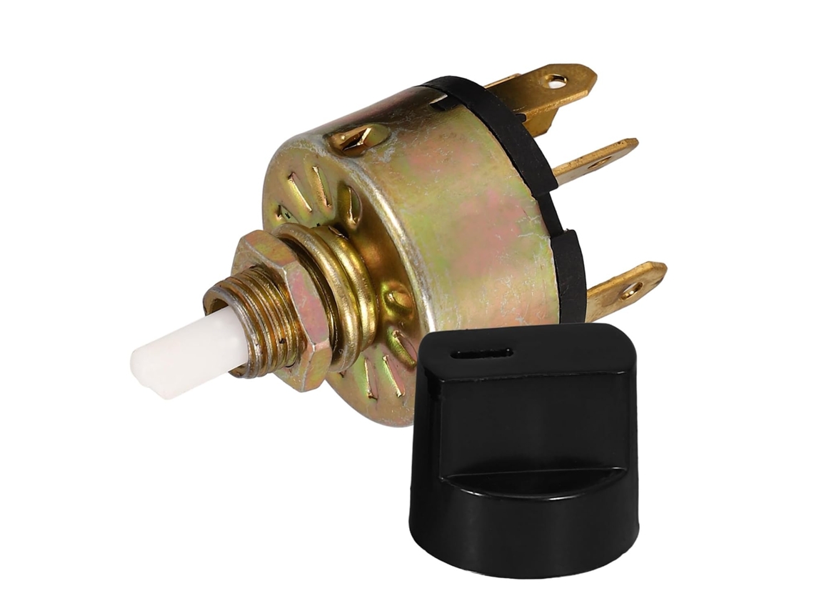 Interruptor rotativo de madeira maciça para ar condicionado automotivo