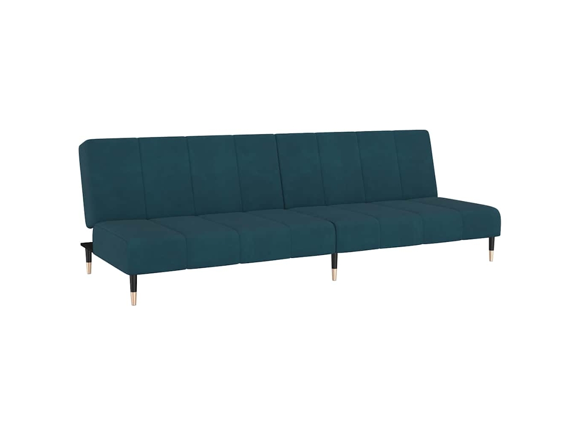 Sofa Bed, Sofa Beds Vidaxl Azul Veludo (n/a)
