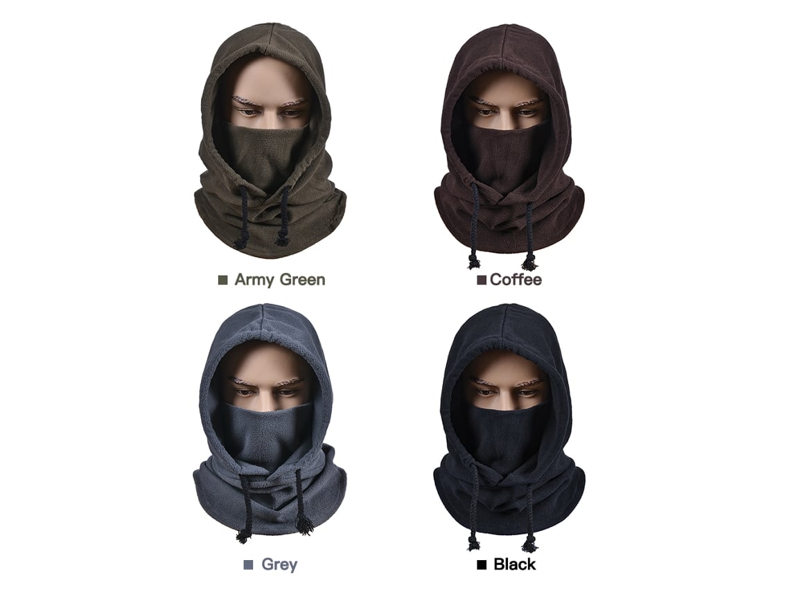 Gorro de Invierno, Polar, Caliente, con Máscara, Protector Cervical, Ciclismo, Esqui, Motociclismo, S/MARCA