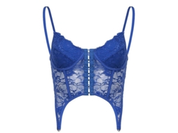 2026 top Corset Sexy para Mulher com Calcinha e Malha Sem Mangas Bordado Push Up Ajustável