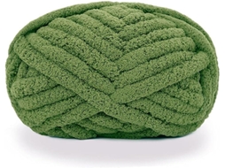 Lurelia Fio Chenille Grosso Macio Poliéster 2 Cm 226 G Para Tricô Crochê Mantas Artesanais