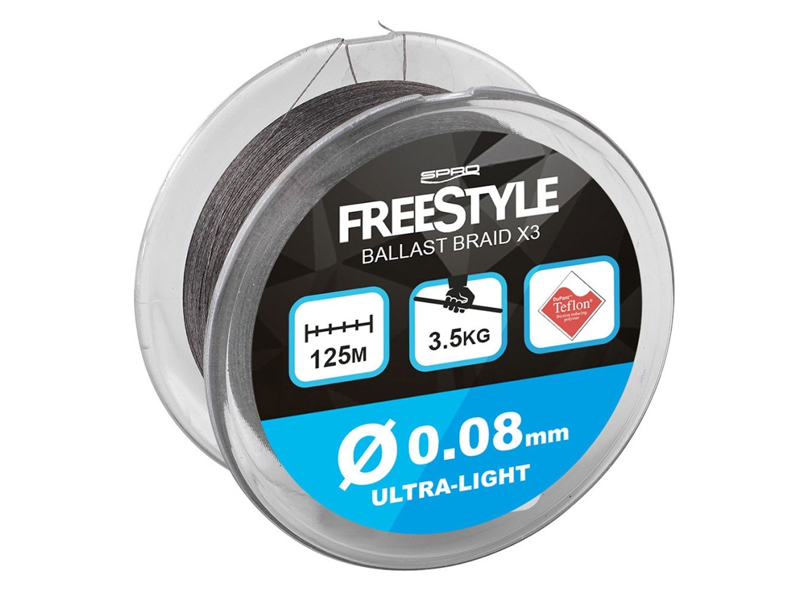 Linha Trançada Ballast 125 M Preto 0.100 Mmspro