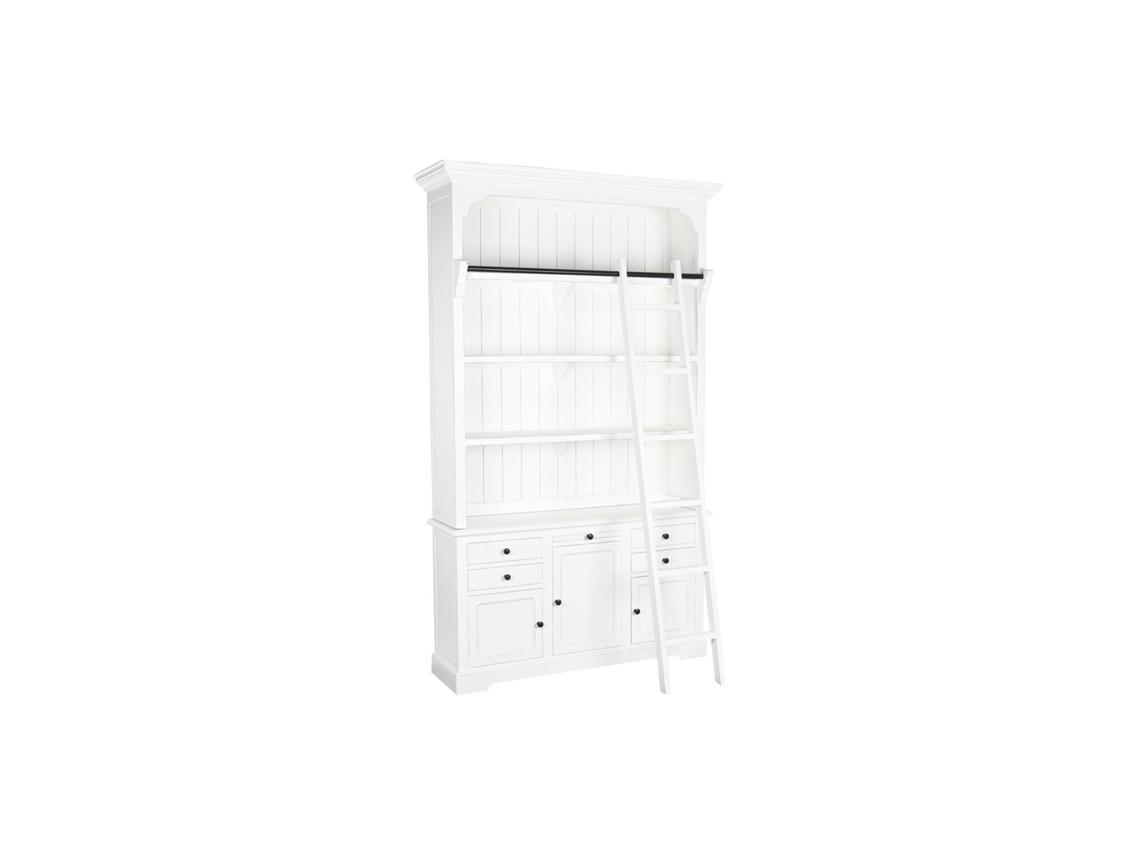 Prateleira Escada Branca em Mdf, 137x38x234cm ALEXANDRA HOUSE LIVING