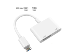 Adaptador Hdmi Screen Mirroring: Ligação Com Fios Do Lilemóvel À Tv/monitor Para Espelhamento De Ecrã Hd Sem Atrasos