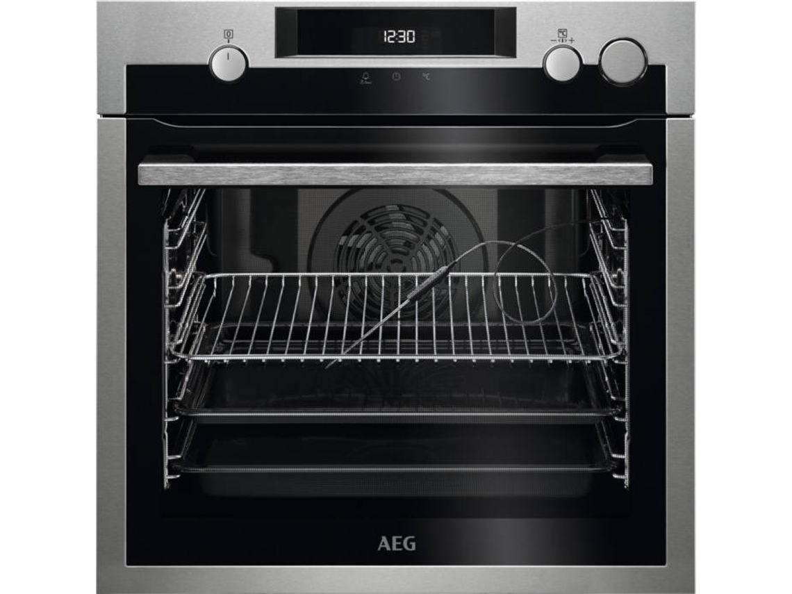 Forno a Vapor AEG Steamcrisp BSE577321M (72 L - 59.6 cm - Pirolítico - Inox)