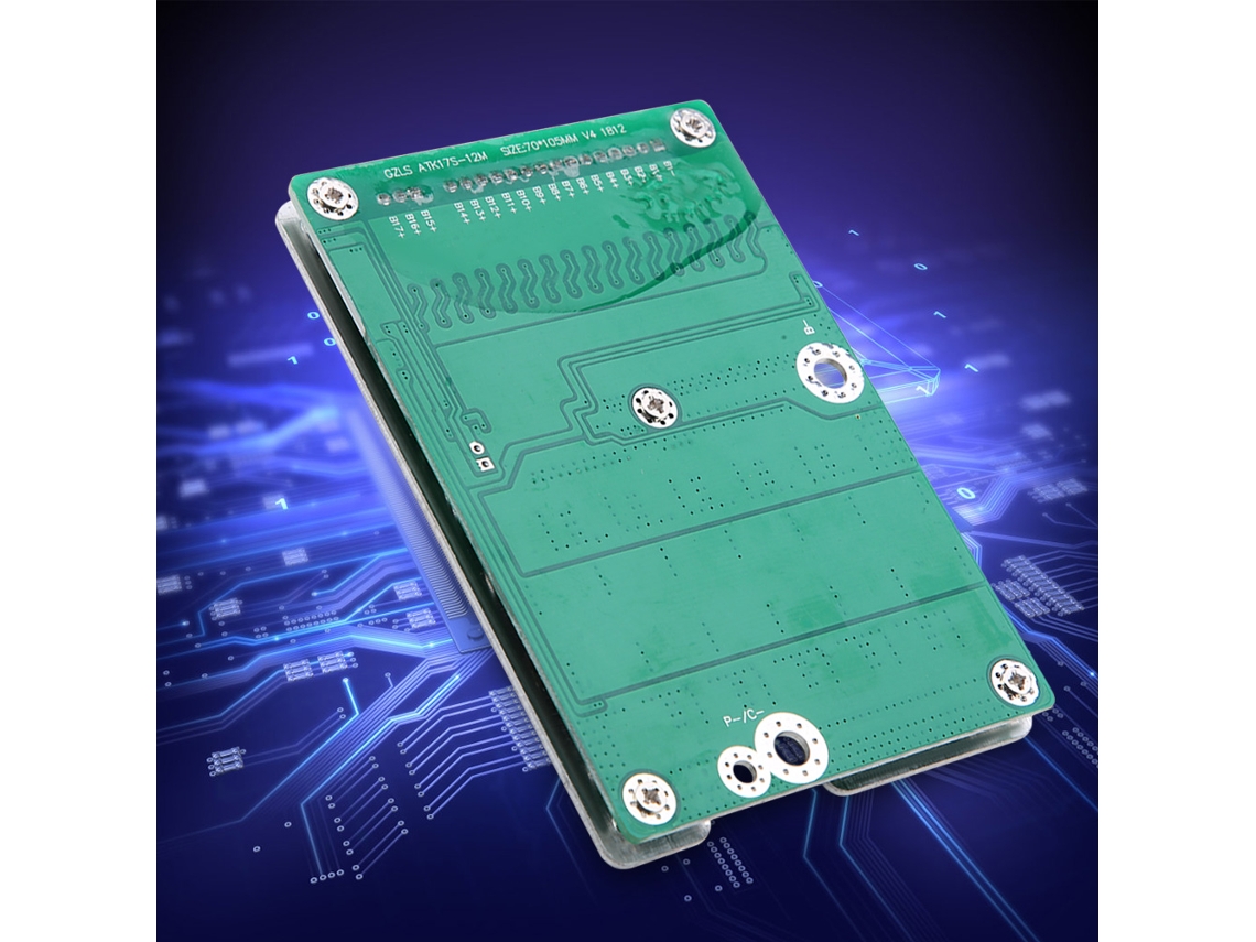 Laxiscreed Placa De Proteção Para Bateria De Íon De Lítio 17 Séries 60v 50a Com Balanceamento