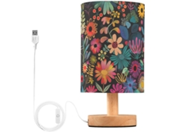 Luminária De Mesa Portátil Pequena, Preta, Em Formato De Gato, Para Uso Na Cabeceira Da Cama, Com Porta Usb