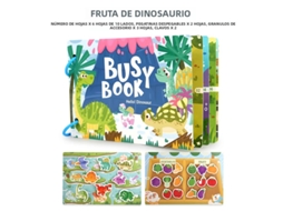 Livro de Atividades para Bebês, Ideal para Jogos Educativos na Primeira Infância, um Livro Silencioso com Adesivos. MDUG (estilo 5)