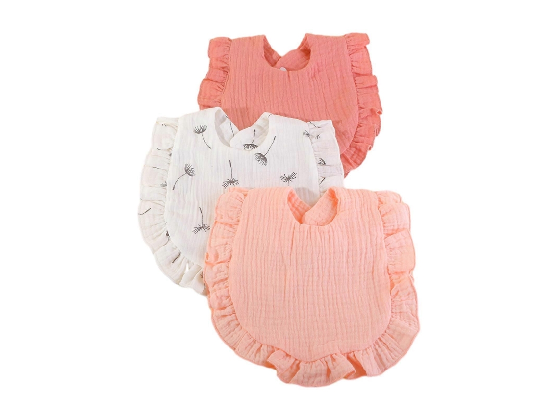 Paninho Para Arrotar Para Bebê, Toalha De Dentição, Lenço De Algodão Para O Pescoço, Babador Com Babado Estilo Moderno, Babador De Amamentação, I