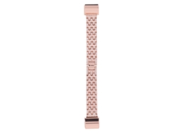 Pulseira de substituição para Fitbit Charge 2, aço inoxidável com strass, pérolas e diamantes EOOCOO