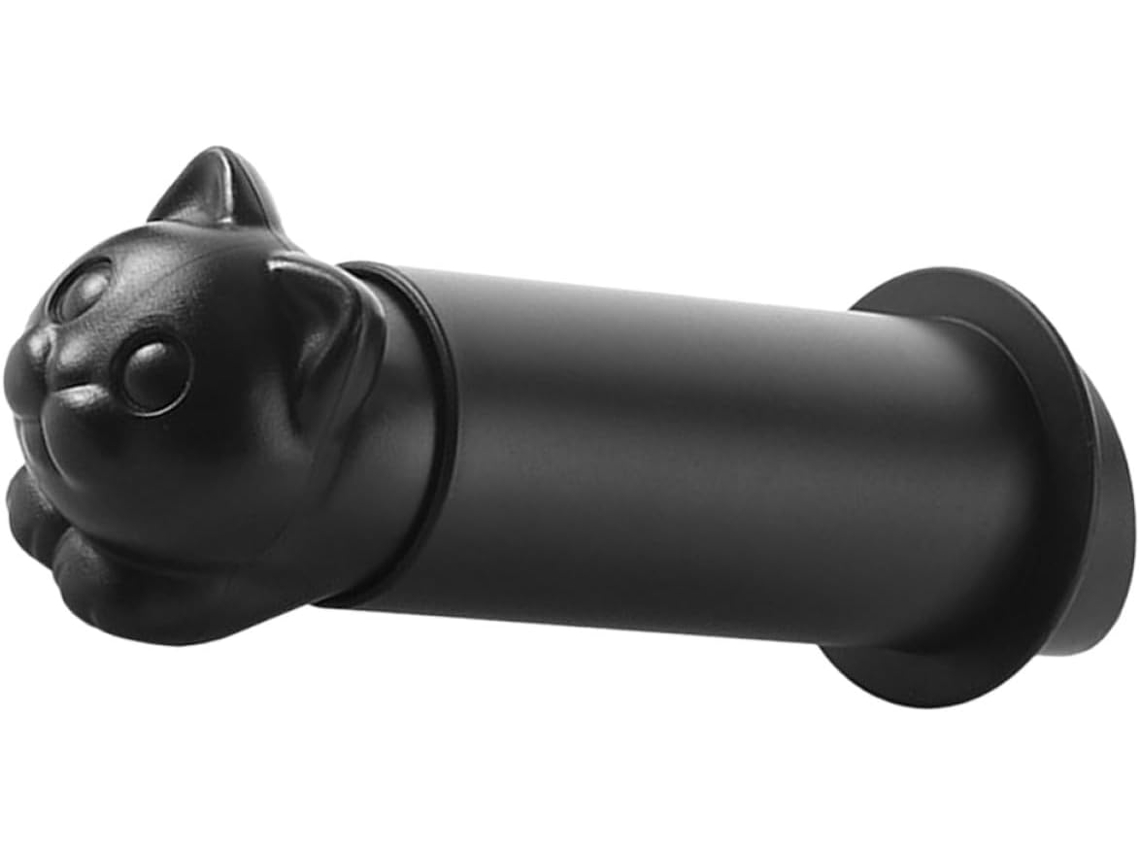 Suporte De Papel Higiênico Parede Adorainbow Com Design Gato, Preto, Sem Furos, Para Banheiro E Cozinha