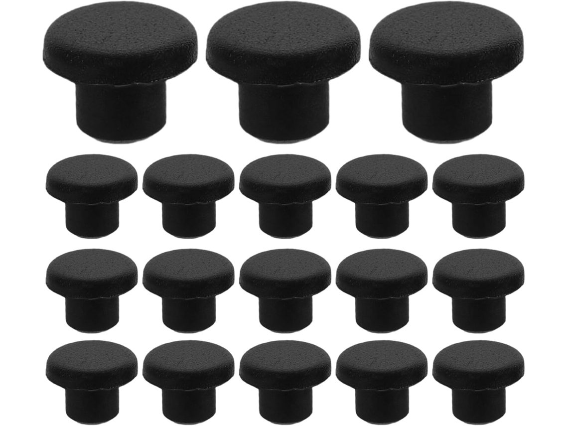 Ciieeo Conjunto De 100-tampas Redondas Silicone Para Móveis, Armários, Cadeiras, Prateleiras Tampas De Silicone Para