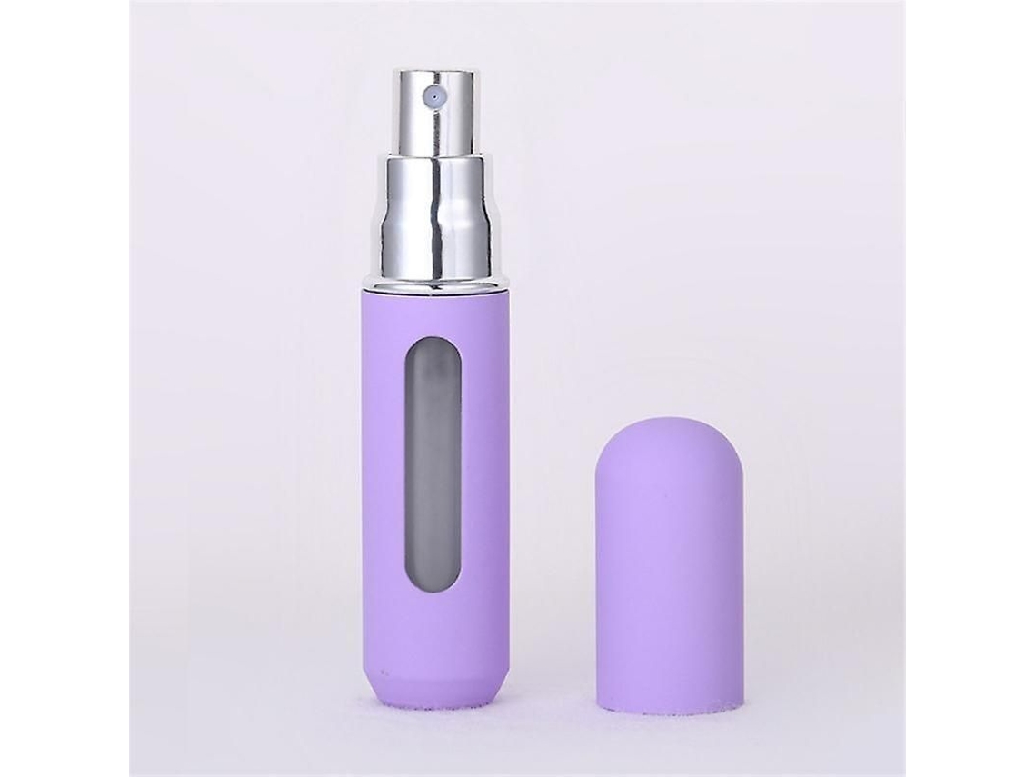 Garrafa de Perfume com Sprayer Recarregável de 5ml Mini Portátil Cor de Macaron para Viagem
