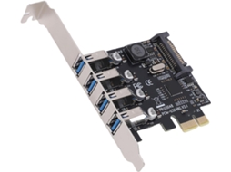 Placa Pcie Para Usb 3.0, De Expansão 4 Portas E 5 Gbps Pc Desktop,